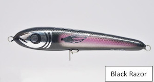 Big Boy Top Water Lure - Black Razor