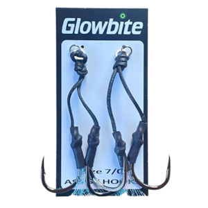 Replacement Tails: Glowbite Size 7/0 Assist Hooks