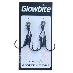 Glowbite Size 2/0 Assist Hooks