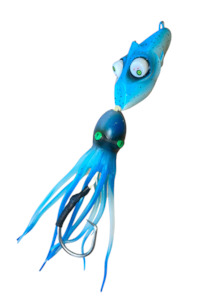 Deep Drop Lure Glowbite Crazy Eyes - Blue