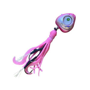 Glowbite Grumpy Squid Slider Lure - Pink