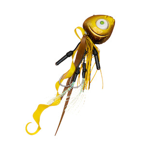 Glowbite Grumpy Fish Slider Lure - Caramello