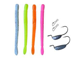 Glowbite SANDWORM soft bait lures