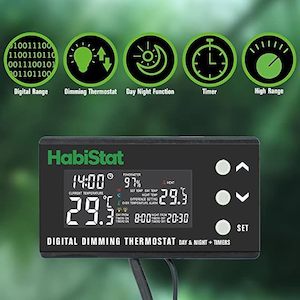 HabiStat Digital Dimming Thermostat (Day/Night Timer)