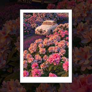 "Rhododendron Drive" art print by Simon Stockley