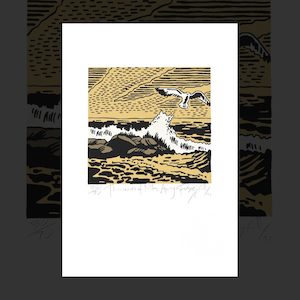 Thousands of Miles Away – Limited Edition Screenprint by Dick Frizzell - Bonanza