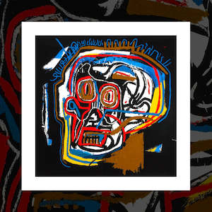 Head - art print by Jean-Michel Basquiat