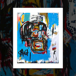 Skull - art print by Jean-Michel Basquiat