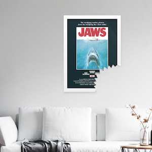 Other Stuff: Jaws framed movie poster by Fishmob