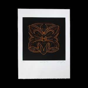 Earth Tone Tiki - Limited Edition Screenprint by Otis Frizzell