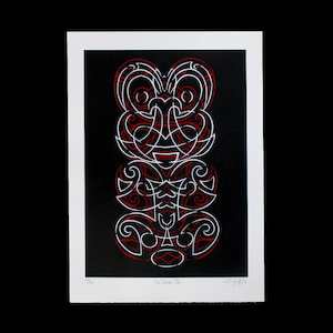 Two Tongue Tiki - Limited Edition Screenprint by Otis Frizzell