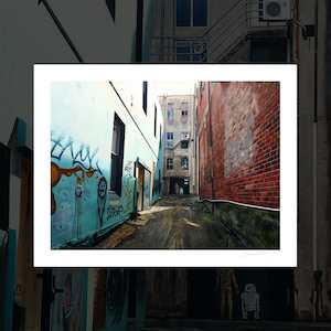 'Alleyway' signed art print by Sam Foley