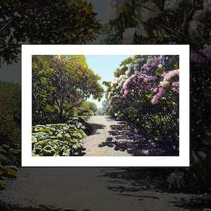 'Rhododendrons' signed art print by Sam Foley