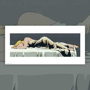 “After the Ball” art print, signed by Dick Frizzell