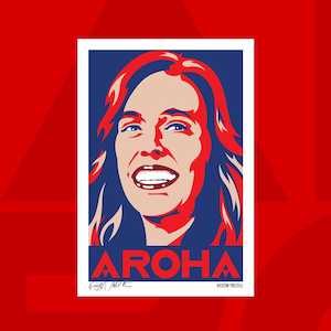 Signed Jacinda Ardern AROHA prints – Weston Frizzell