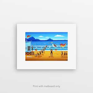 "Life Savers" pre-matted art print by Susan Edge