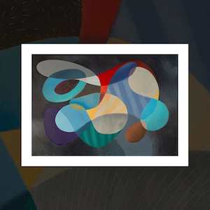 "Abstract #12" art print by Justin Summerton