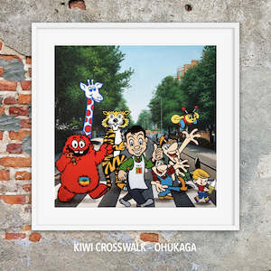 Premium Art Prints: Kiwi Crosswalk art print by Ohukaga