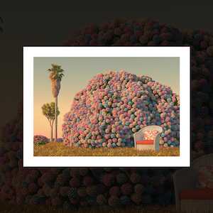 The World's Largest Hydrangea (A3) - art print by Simon Stockley (perfectly imperfect)