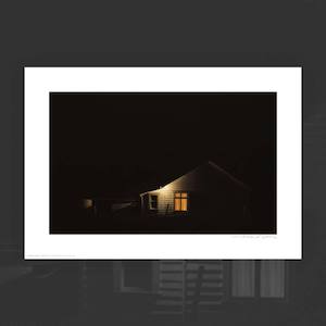 "Night House II" signed art print by Grahame Sydney