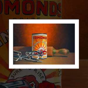 Art Prints For Him: “Baking Powder” art print by Ricky Drew