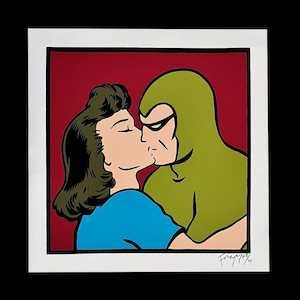 "Big Kiss" art print by Dick Frizzell (A Mother's Day Special)