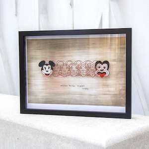 "Mickey to Tiki" 3D art box by Dick Frizzell