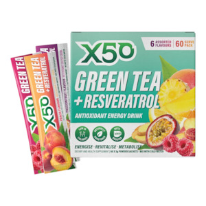 X50: X50 Green Tea 60 Serve Assorted