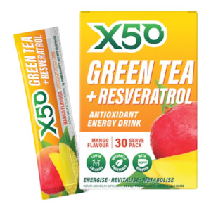 X50 Green Tea 30 Serve Mango