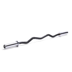 Black 1.2m EZ Curl Barbell