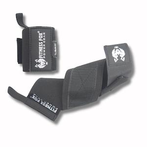 Wrist Wrap: Fitnessfox Power Wrist Wraps (18 inch / Black)