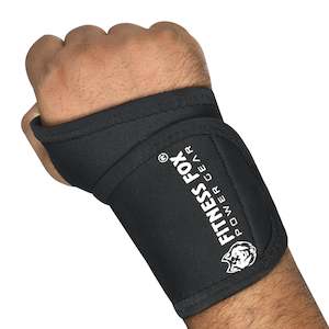 Wrist Wrap: FITNESS FOX Lifting WRIST BRACE Support STRAPS for HAND Support