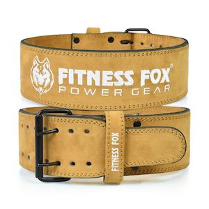 FITNESS FOX 10mm Single Prong Powerlifting Belt (Skin)