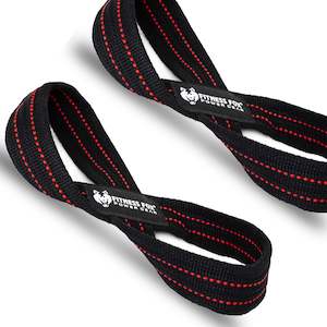 Figure 8 Strap: FITNESS FOX Figure 8 Straps(Pair) for Lifting & Deadlift Hand Support