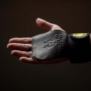 Grips: Leather finger Grips ( sold as a pair)