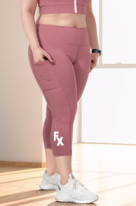 FitnessFox Blush High Waisted 7/8 Leggings