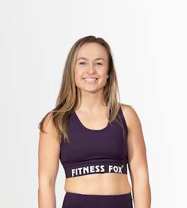 Fitnessfox Grape Racerback Sports Bra