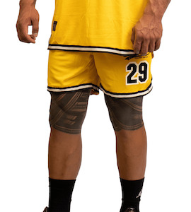 FitnessFox Basketball Shorts  - Yellow