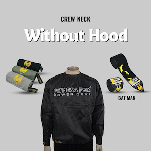 New Collection: Crew Neck Without Hood + Sweat Towel + Boxing Wraps Bundle