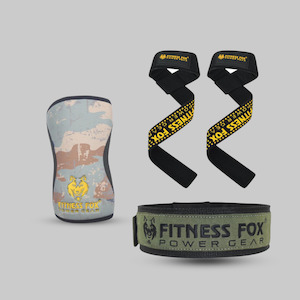 New Collection: 10mm Triple ply Nylon Neopreen belt + Knee Sleeves + Lifting Straps Bundle