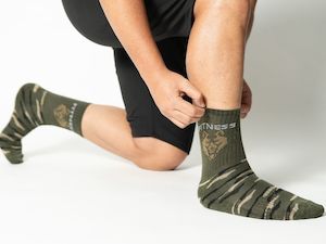 New Arrivals 1: MID CREW Military Green Socks