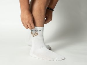 New Arrivals 1: MID-CREW White Daily Socks