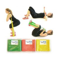 3 x yoga/pilates exercise bands 150cm long