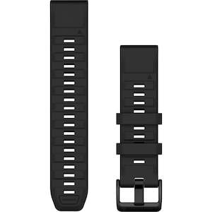 Sporting equipment: Garmin QuickFit 22 Watch Band – Black Silicone