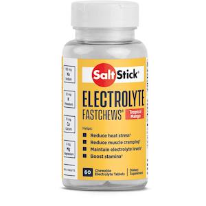 SaltStick FastChews - 60 Chewable Electrolytes - Tropical Mango