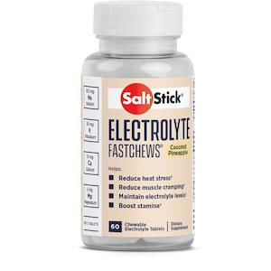 SaltStick FastChews - 60 Chewable Electrolytes - Coconut Pineapple