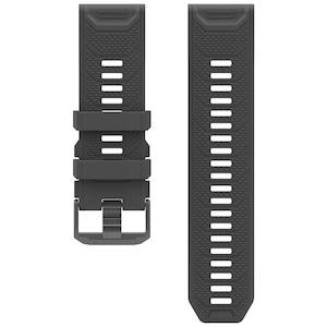 Sporting equipment: Coros Vertix 2 SILICONE Band – Black