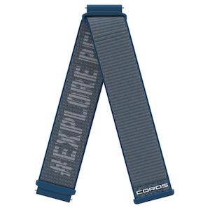 Sporting equipment: COROS 22mm Nylon Band – Blue