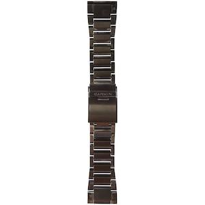 QuickFit 26 Watch Band - Carbon Grey DLC Titanium Dive Band