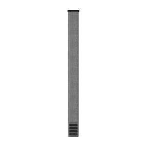 Sporting equipment: Garmin UltraFit Nylon – 26mm Watch Band – Grey